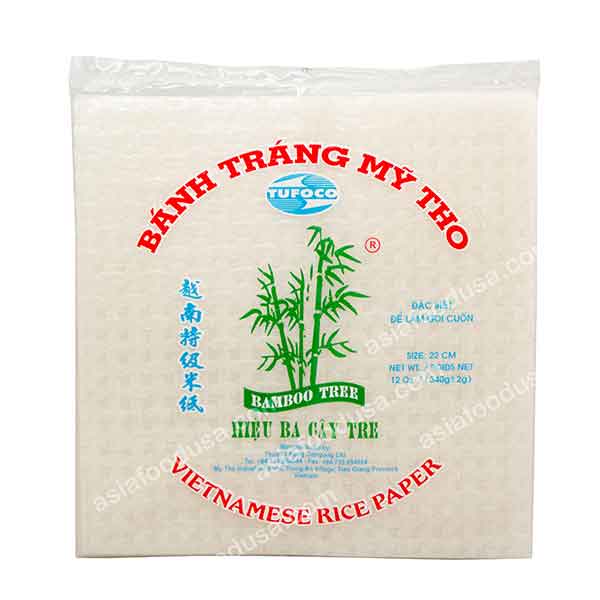 Bamboo Tree Square Rice Paper