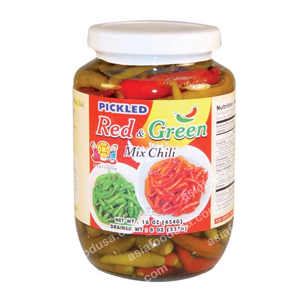 LC Pickled Whole Red & Green Chili
