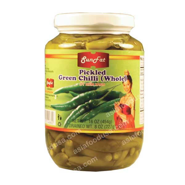 SF Pickled Whole Green Chili