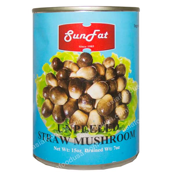 SF Unpeeled Straw Mushroom