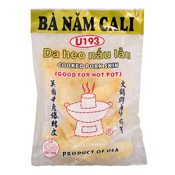 Ba Nam Cali Pork Skin (Da Heo Nau Lau)