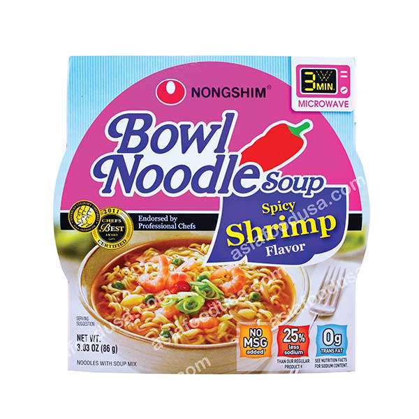 Nongshim Bowl Spicy Shrimp