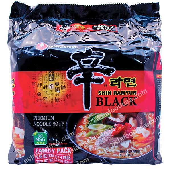 Nongshim (Black) Shin Noodle (Family Pack) | Asia Food USA