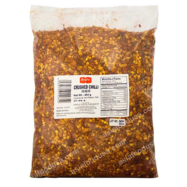 SF Dried Crushed Chili (bag)
