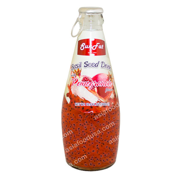 SF Basil Seed with Pomegranate Drink