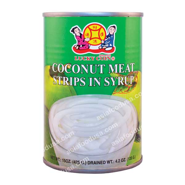 LC Coconut Meat Strips in Syrup