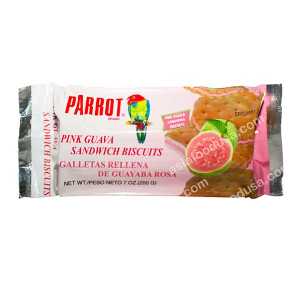 Parrot Pink Guava Sandwich Biscuit