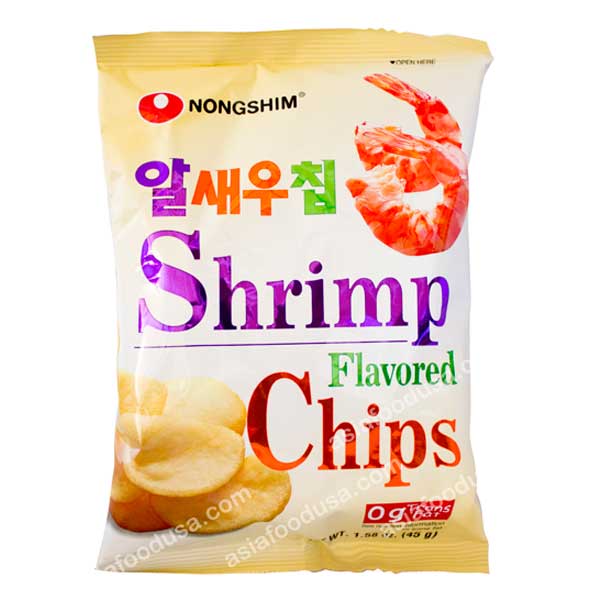 Nongshim New Shrimp Flavored Chip